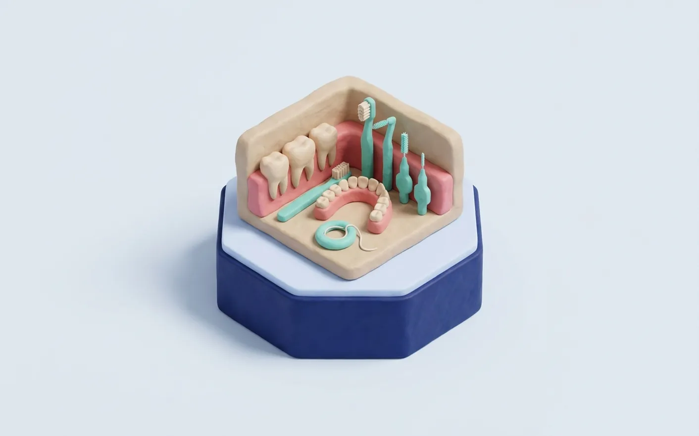Ogni quanto va fatta la pulizia dei denti? Foto dello studio di Via Tripoli.