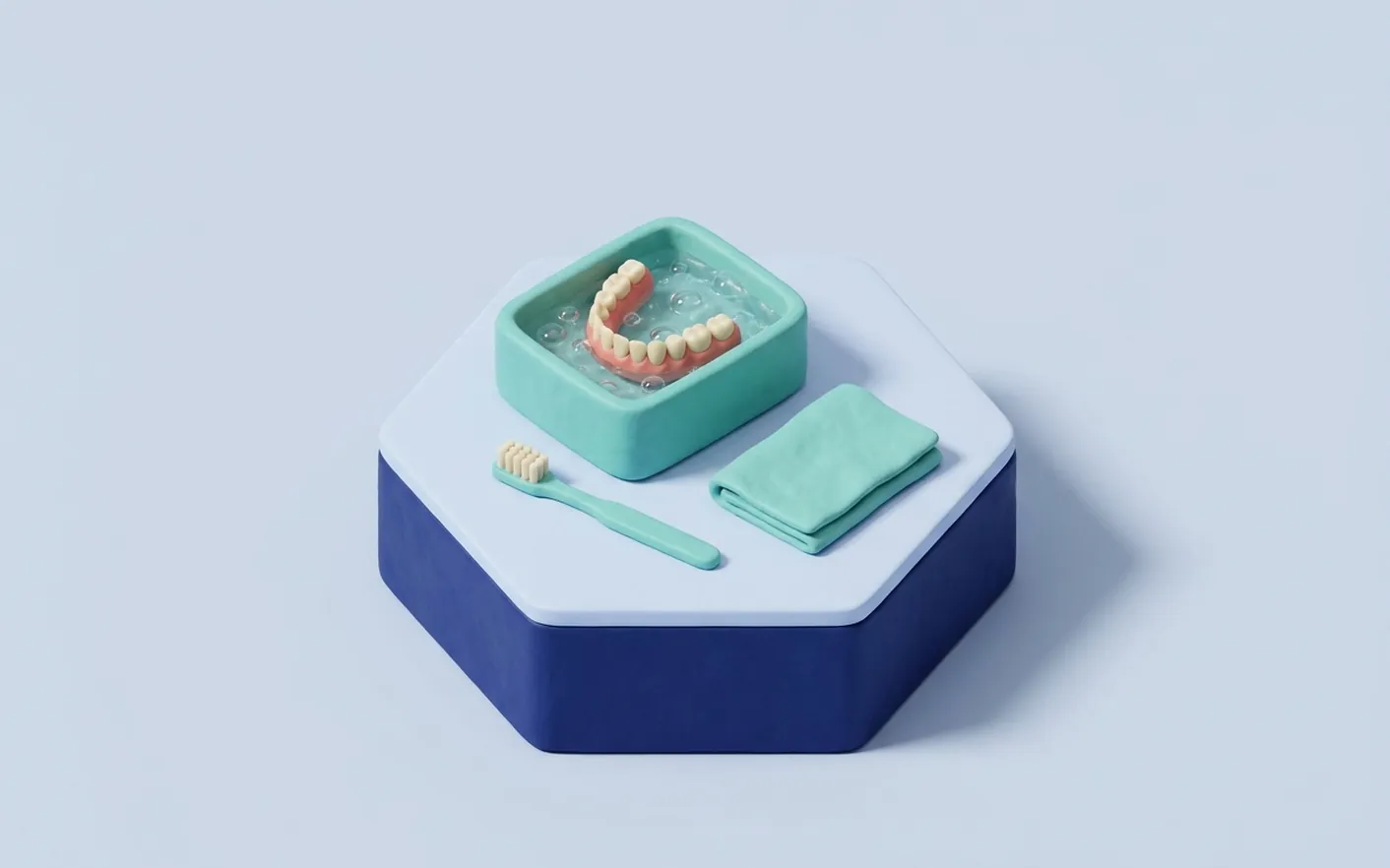 Perché la dentiera si muove e cosa si può fare? Foto dello studio di Via Tripoli.