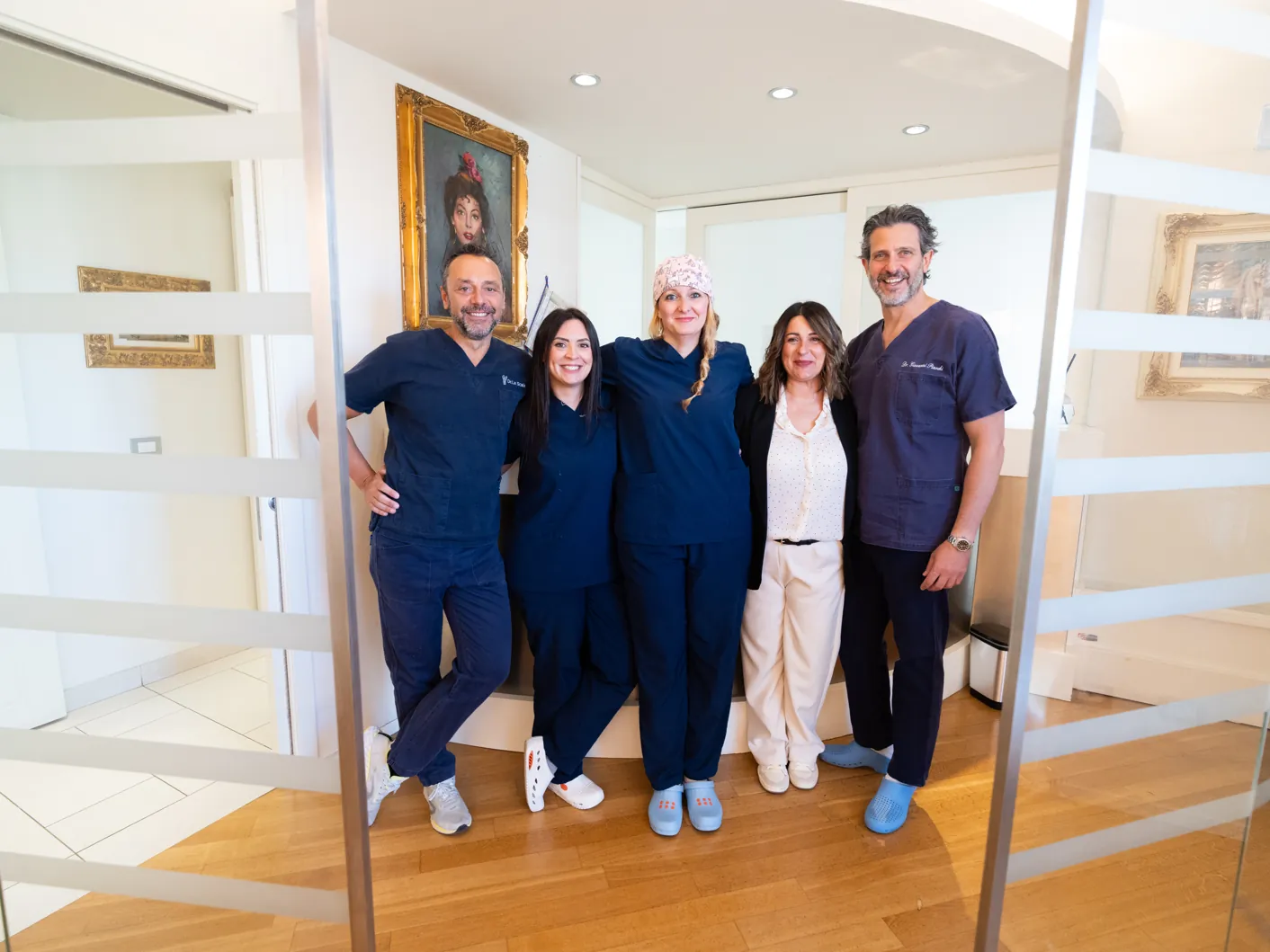 Il team dello studio dentistico del Dott. Luca La Scala a Montecatini Terme