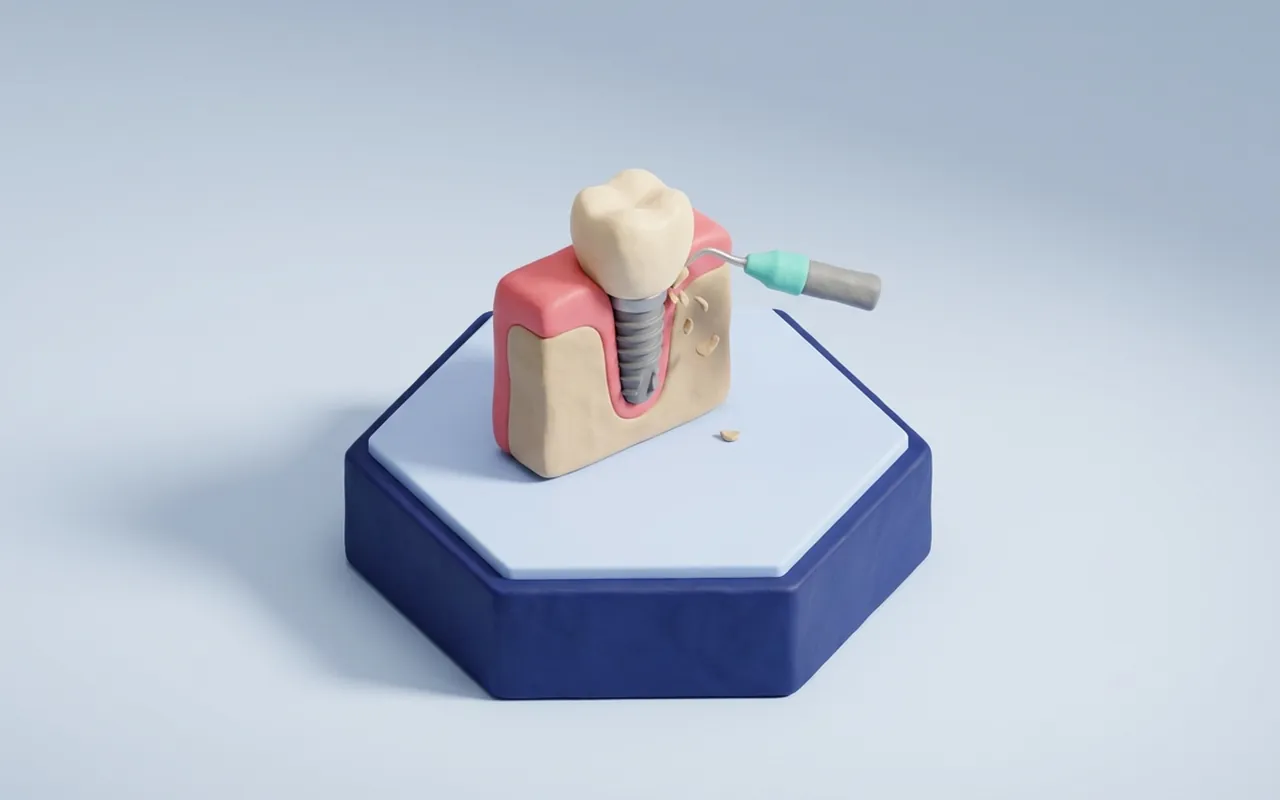 Igiene professionale sugli impianti dentali: come si previene la perimplantite nello studio di Montecatini Terme